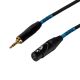 SSQ XLRMi0,5 - XLR żeński / Jack stereo 3.5