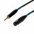SSQ XLRMi0,5 - XLR żeński / Jack stereo 3.5